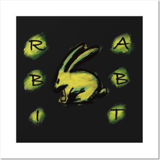 Chinese zodiac rabbit Posters and Art